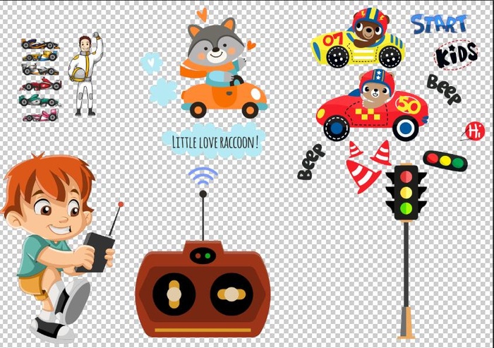 卡通免扣透明图片