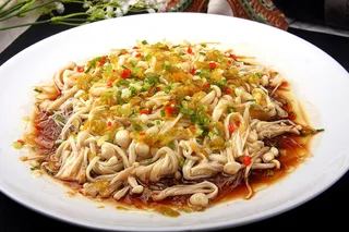 蒜茸粉丝蒸金针菇12元 (2)