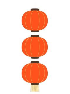 矢量兔年春节喜庆灯笼