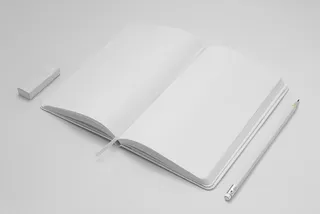 书本笔记本样机平铺展开 文具 (1)