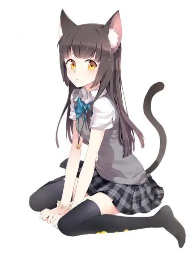 动漫女孩 PNG免抠(548x728)