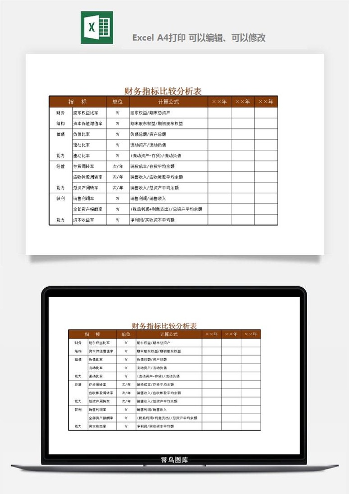 财务日报表指标收支出营收分析表excel表格模板素材