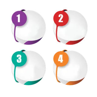 序号球元素素材