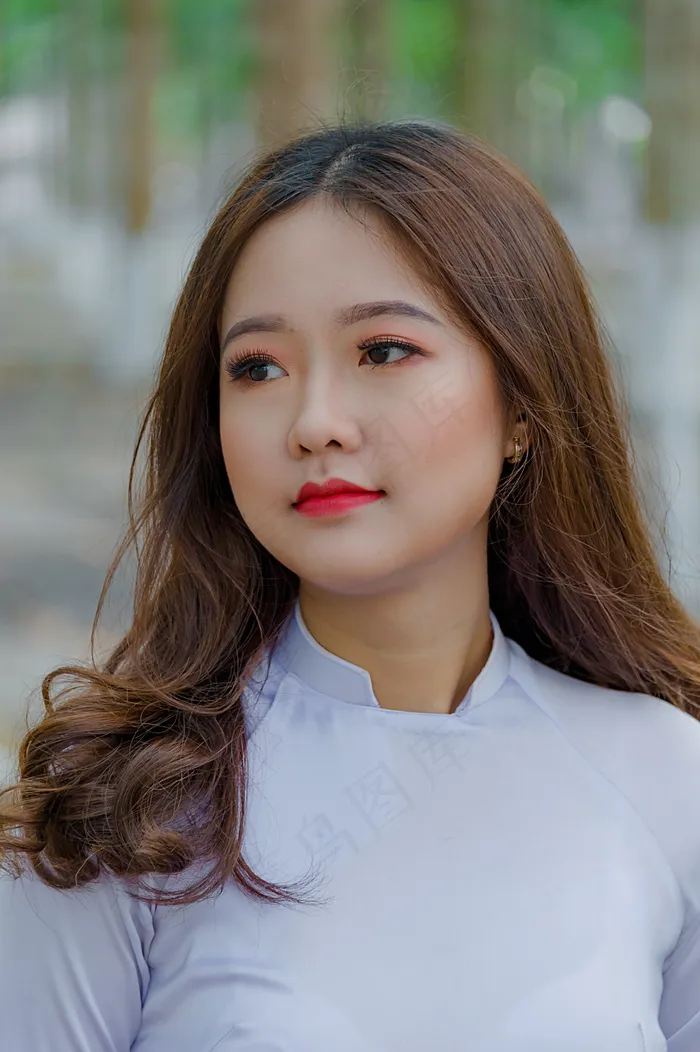 清新唯美可爱的女孩摄影图片