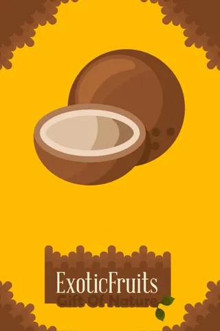 自然风景动物植物扁平矢量插画