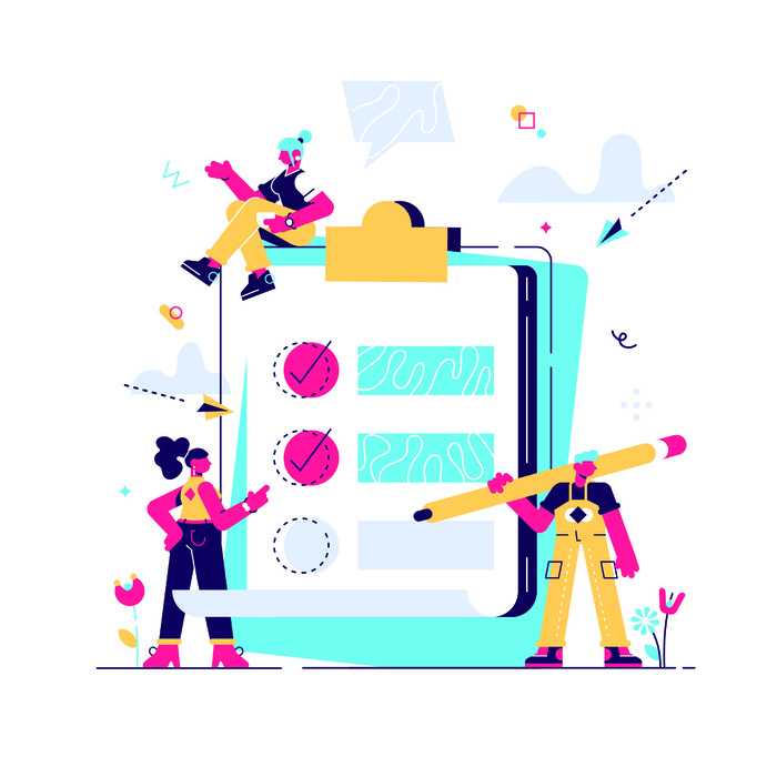 扁平化人物场景办公互联网等距ai矢量设计网页海报UI素材插画