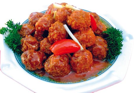 红烧莲藕丸 红烧莲藕丸