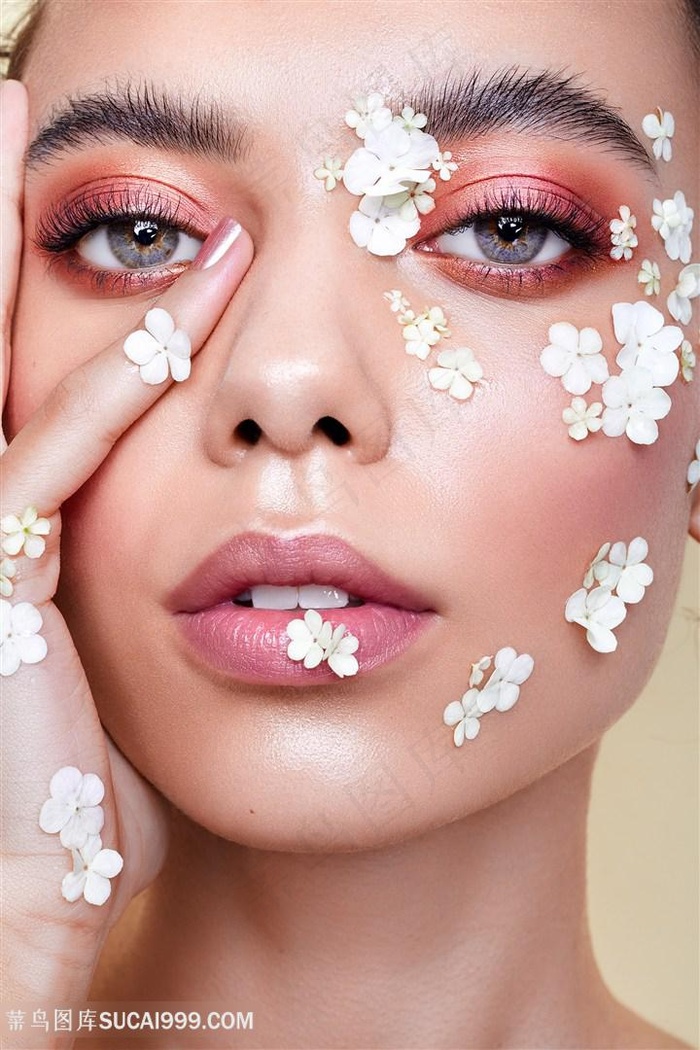 化妆品模特美容