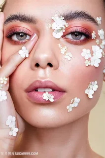 化妆品模特美容