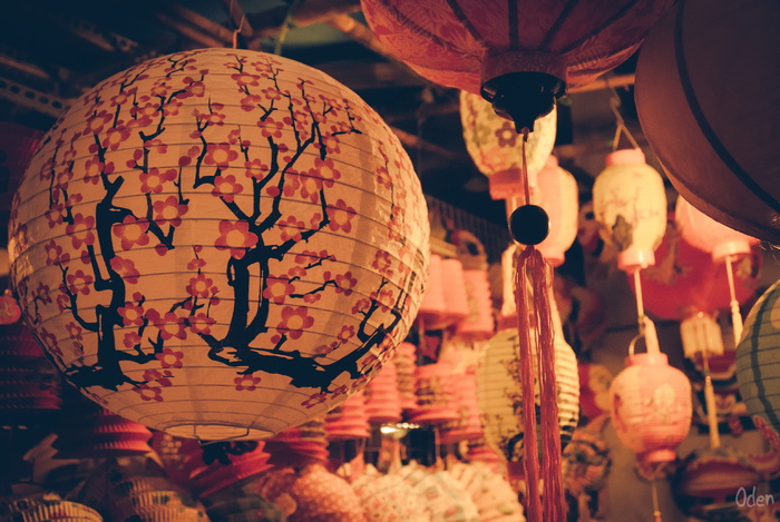 中秋节纸灯笼图片