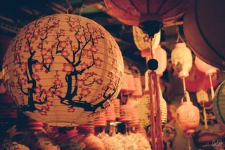 中秋节纸灯笼图片