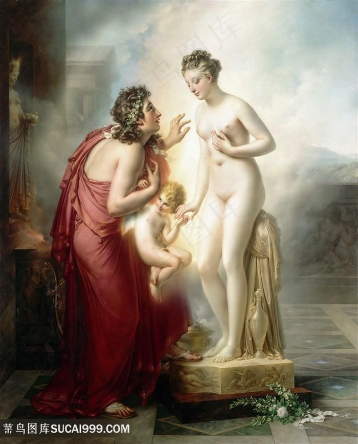 安·路易·吉罗代·特里奥松-人物油画