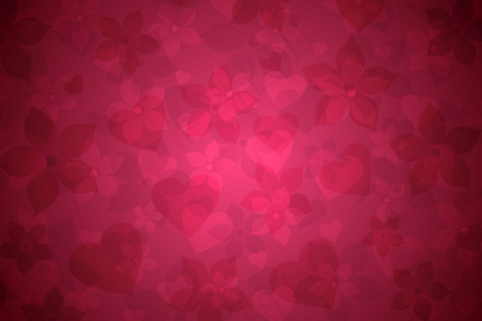心形底纹红色背景图片