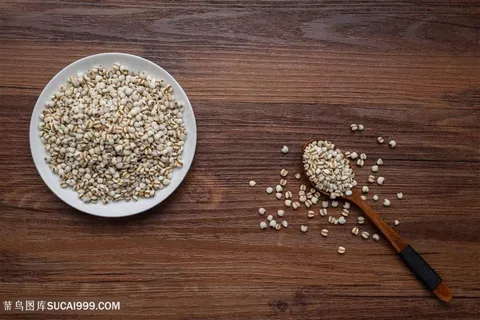 素食薏米素材图片