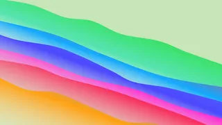 极简剪纸波浪弥散光渐变背景图