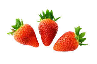 草莓  水果  免抠