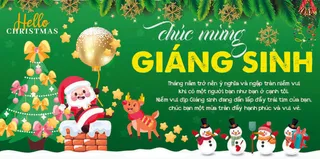 圣诞节圣雪人绿色背景