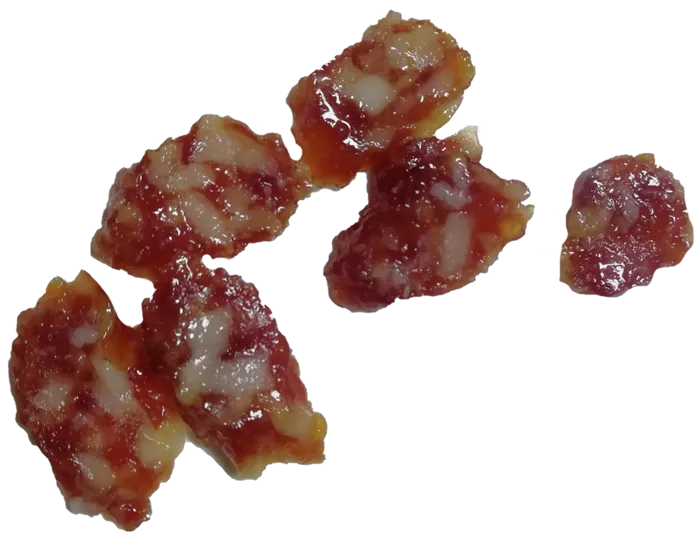 广味香肠切片腊肠片五花肉免抠摄影元素素材psd模版下载