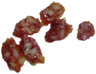 广味香肠切片腊肠片五花肉免抠摄影元素素材