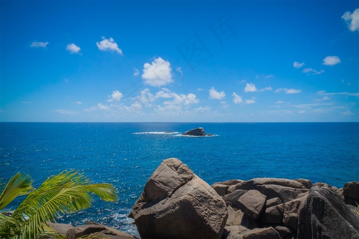 夏日海边的风景