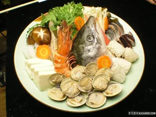 海鲜火锅拼盘图片