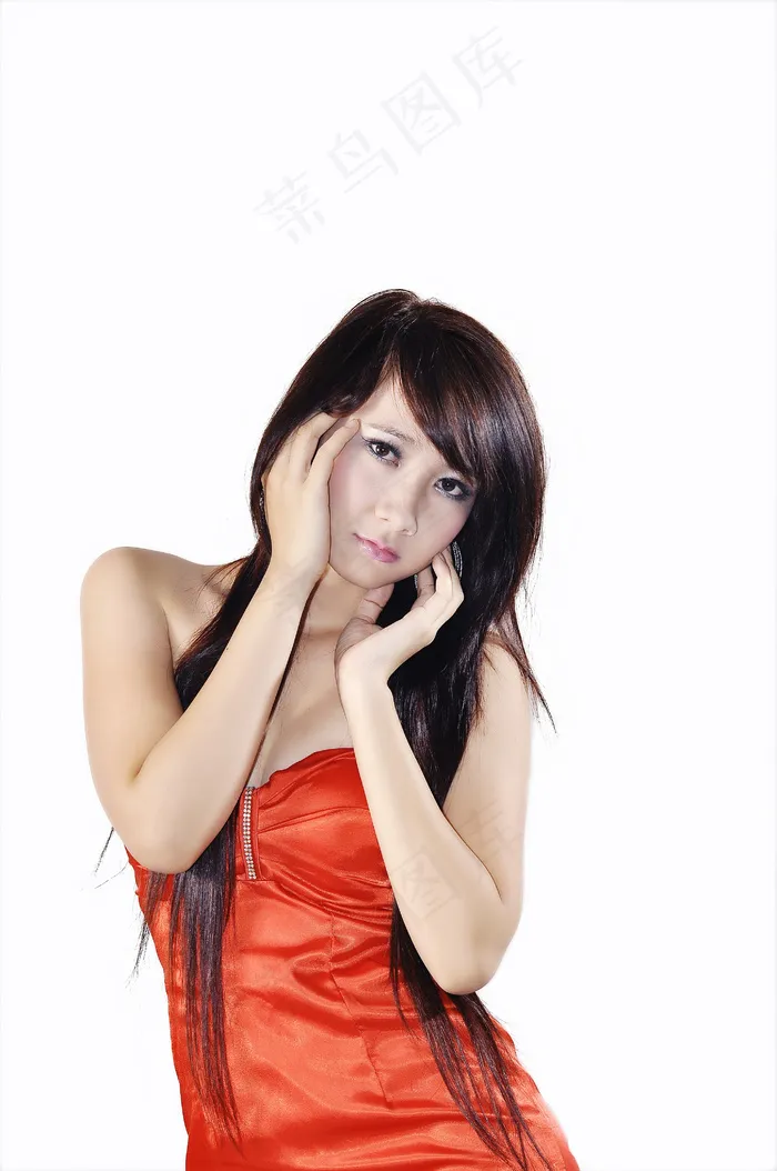 清新唯美可爱的女孩摄影图片