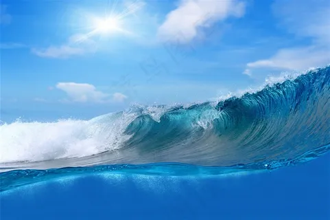 白云阳光海天一色风光摄影高清图片 白云阳光海天一色风光摄影高清图片