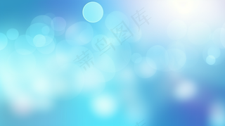 蓝色光圈光晕几何线条背景