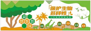 物多样性文化墙低碳环保文化墙