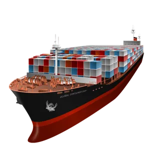 货船轮船卡通
