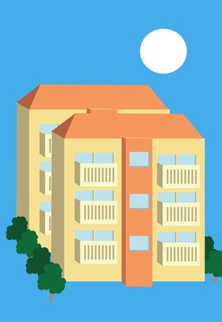 扁平化建筑住宅