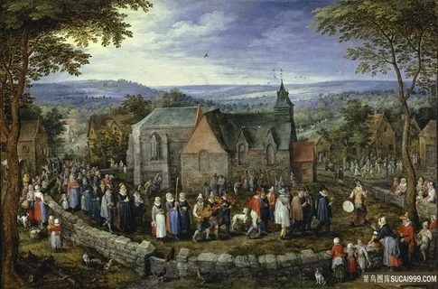 布鲁盖尔 · 埃尔 · 维埃霍，扬 · 博达 · 坎佩斯特风景画