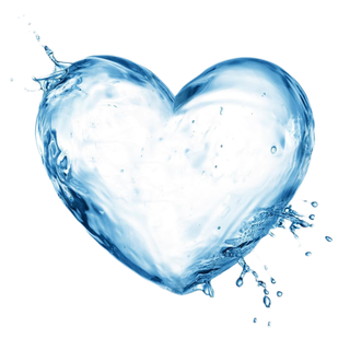 PNG素材 免抠图 液体 心形状  水