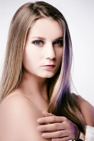 清新唯美可爱的女孩摄影图片