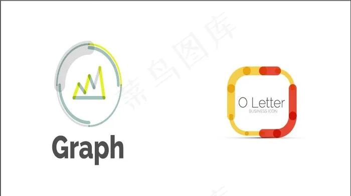 生活字母图标ai矢量模版下载
