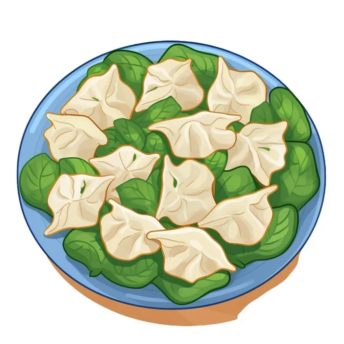 一碟饺子免抠(1024x1024)