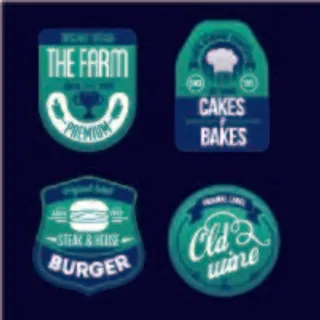 免抠标签矢量素材