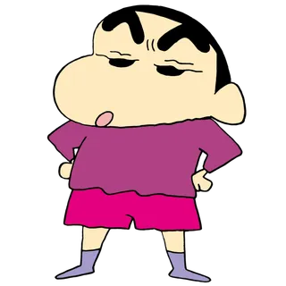 蜡笔小新可爱人物免扣素材