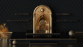 C4D电商场景模型渲染背景