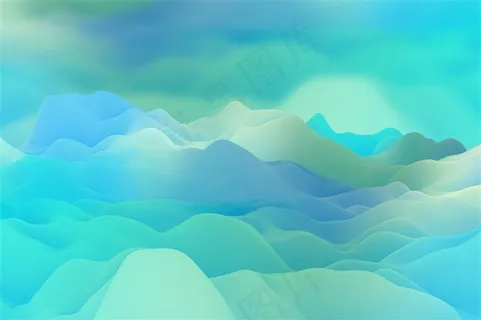 蓝色云纹背景墙图片设计素材图片