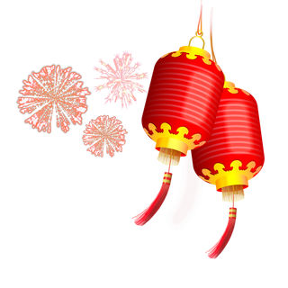 喜庆灯笼卡通