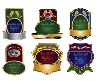 免抠label形状图形