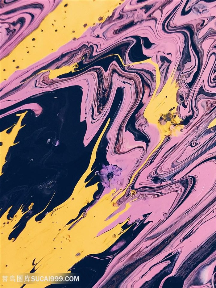 紫色水波纹创意图