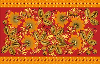 中式传统花朵纹样