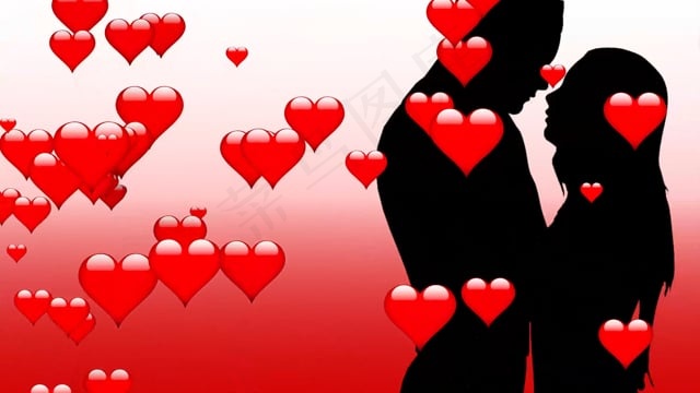 爱, 吻, 浪漫, 红色的, 恋爱, 浪漫的, 幸福, 感情