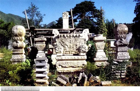 明十三陵-思陵石五供 明十三陵-思陵石五供