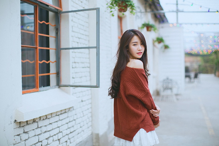 摄影图片人物美女模特照片