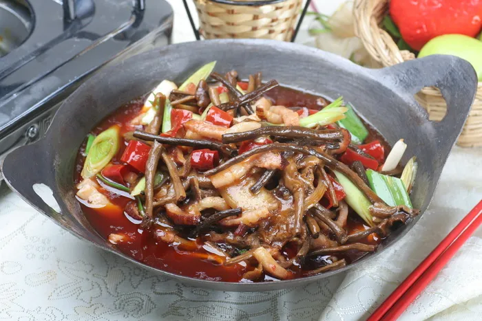 干锅茶树菇 (2)
