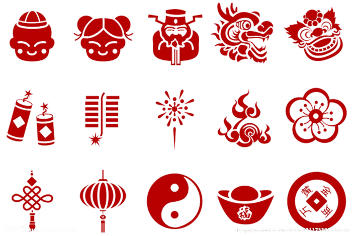 中国元素红