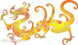 龙纹吉祥图案素材